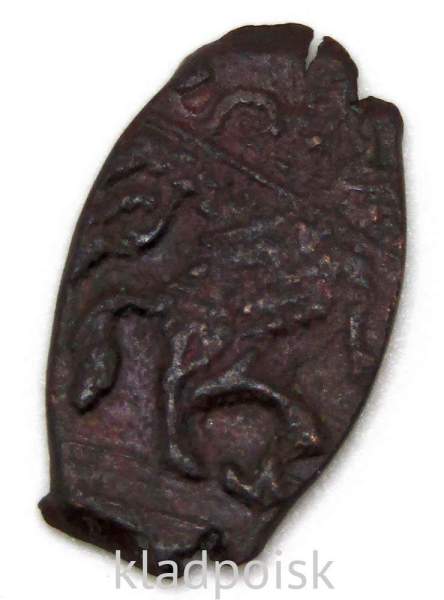 Копейка медь Алексей Михайлович (чешуя), Медный бунт, Москва, Новый монетный двор, арт 3