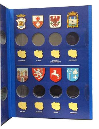 Альбом для монет 2 злотых Польши серии «Исторические места Польши»