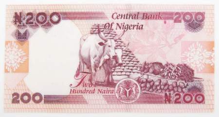 Банкнота 200 найра 2023 года Нигерия