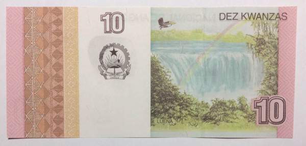 Банкнота 10 кванз 2012 года Ангола