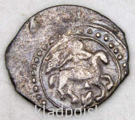 Денга Василий II Васильевич «Тёмный», серебро, Москва, арт 5