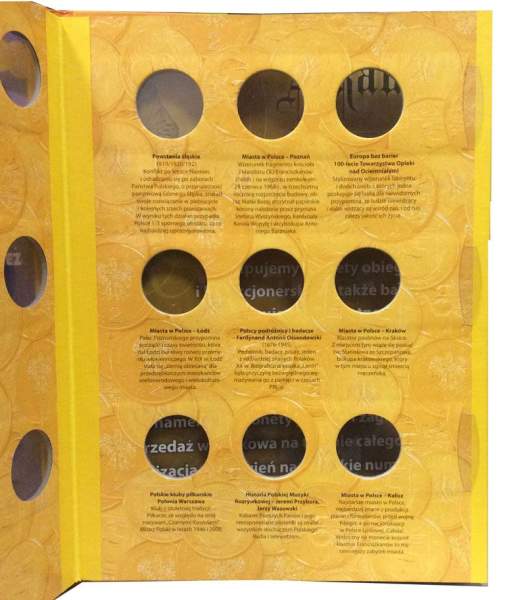 Альбом для памятных монет 2 злотых Польши 2011 г. Альбом для памятных монет 2 злотых Польши 2011 г.