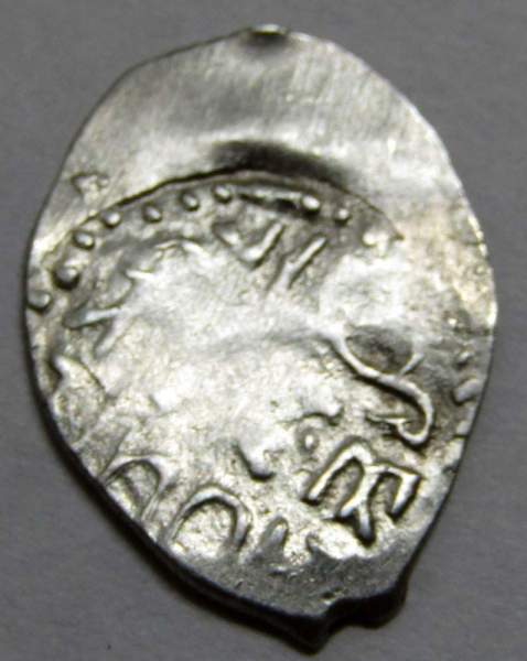 Денга Василий II Васильевич «Тёмный», серебро, Птица Сирин/Подражание арабской надписи, арт 2 Денга Василий II Васильевич «Тёмный», серебро, Птица Сирин/Подражание арабской надписи, арт 2