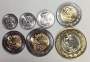 Набор регулярных монет Мексики 2016-2017 гг., 7 монет