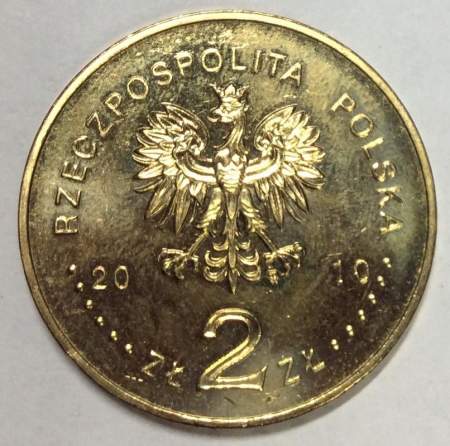 Монета 2 злотых Польша Тшемешно из серии Города Польши, 2010