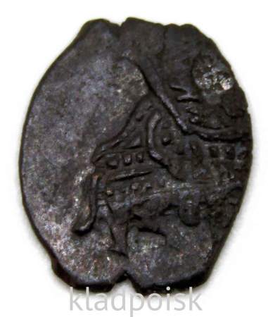 Копейка медь Алексей Михайлович (чешуя), 1655-1663 гг. Медный бунт, Псков, арт 3