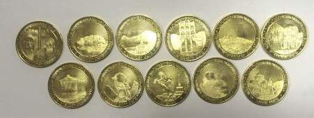 Набор монет Регионы Армении 2012, 11 монет