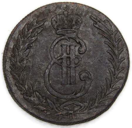 Монета 5 копеек Российской Империи 1776 КМ Сибирская монета Монета 5 копеек Российской Империи 1776 КМ Сибирская монета