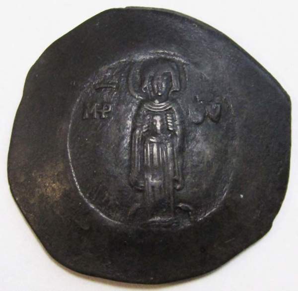 Монета Византии Гистаменон, Император Мануил 1118-1180 гг. Монета Византии Гистаменон, Император Мануил 1118-1180 гг.