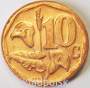 Монета ЮАР 10 центов 2013 года
