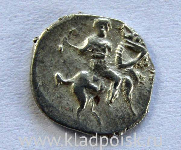 Денга Иван IV Васильевич Грозный (чешуя), серебро, до 1547 года, арт 23