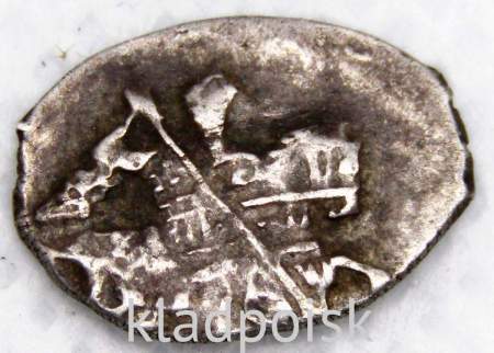 Копейка серебро Алексей Михайлович (чешуя), 1645-1676 гг. Москва