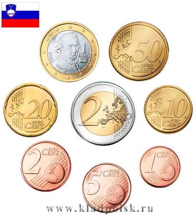 Набор монет Евро Словения