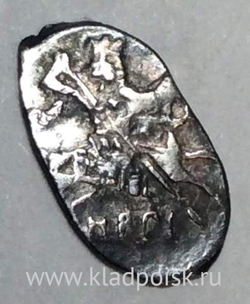 Копейка шведской оккупации Новгорода, НРГI (чешуя), арт 9 Копейка шведской оккупации Новгорода, НРГI (чешуя), арт 9