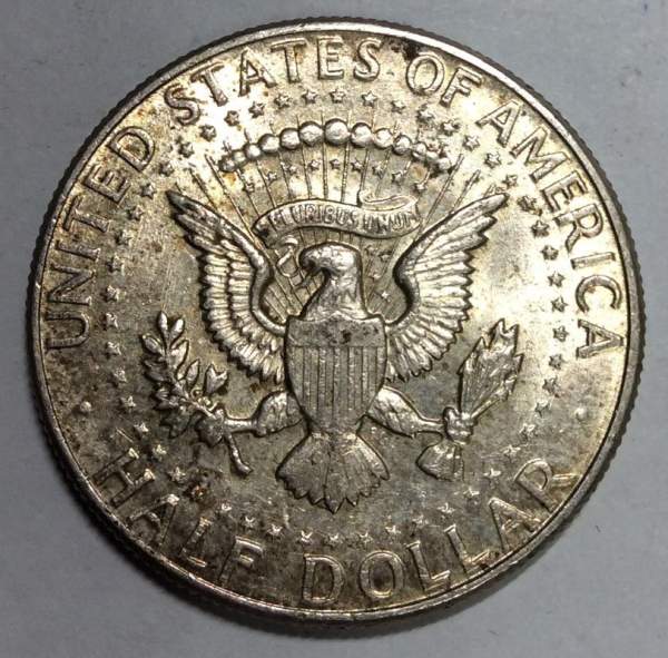 Монета 50 центов США Кеннеди 1964, Серебро 900 пробы (арт 1)