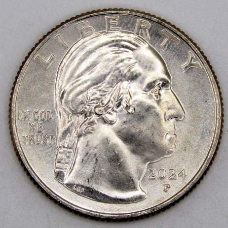 Монета 25 центов США Писательница Зиткала-Ша из серии «Американские женщины» (2024) P