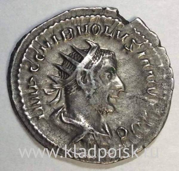 Монета Рим Антониниан Император Волузиан, 251-253 гг. Монета Рим Антониниан Император Волузиан, 251-253 гг.