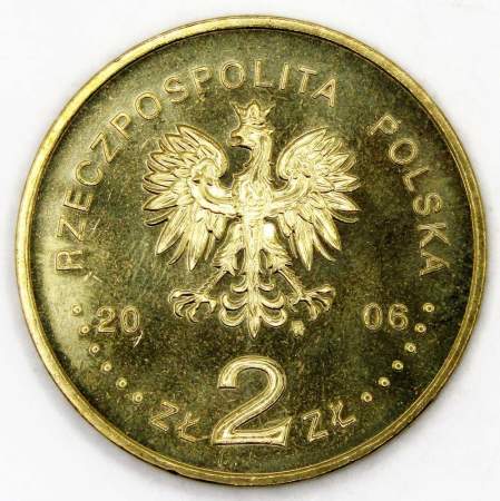 Монета 2 злотых 2006 года Польша, 500-летие провозглашения статута Яна Лаского
