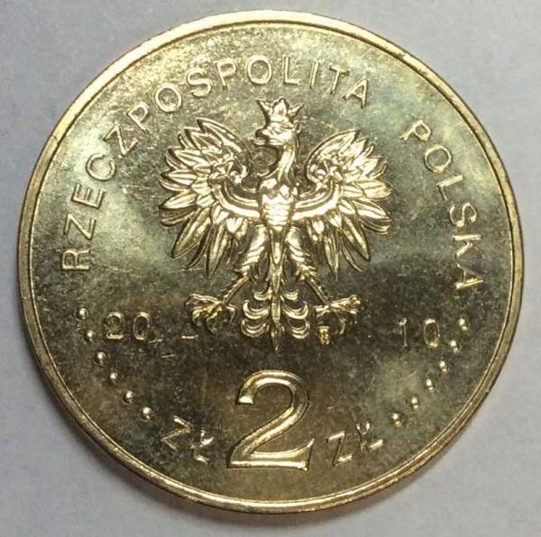 Монета 2 злотых Польша Бенедикт Дыбовский из серии Польские путешественники и исследователи, 2010