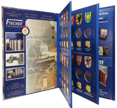 Альбом для монет 2 злотых Польши серии Гербы воеводств