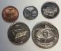 Набор монет Малайзия 2005-2011 года, 5 монет